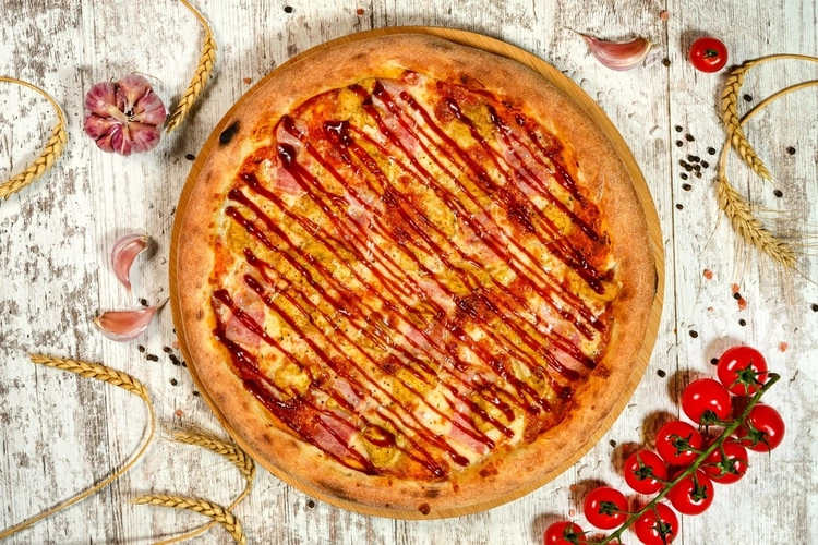 Пицца "Курица BBQ" 700г